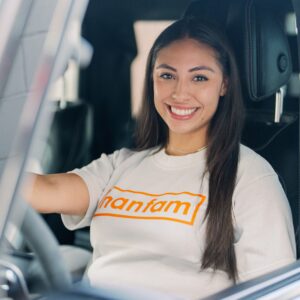 NanFam Silver Heavyweight Tee